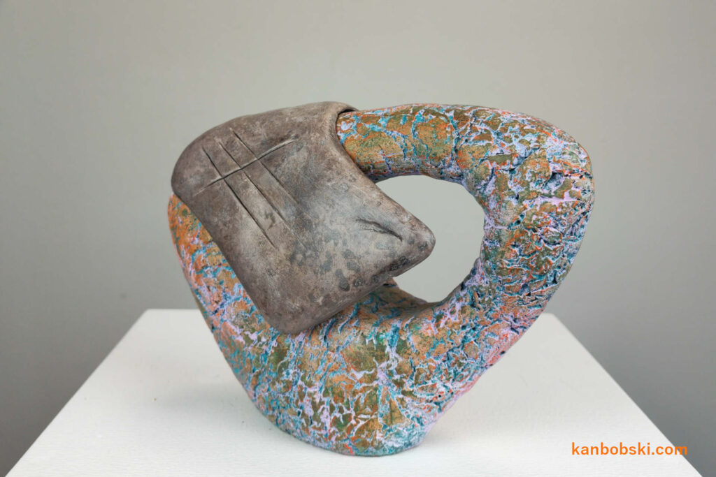 CC 854 - Contemporary abstract art object by artist Paul Kanbobski